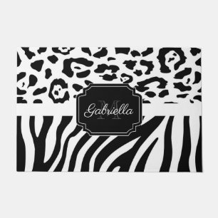 Lepard Print / Zebra Print Doormat