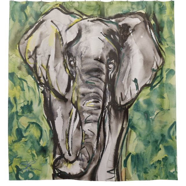 Lephelus Shower Curtain (Front)