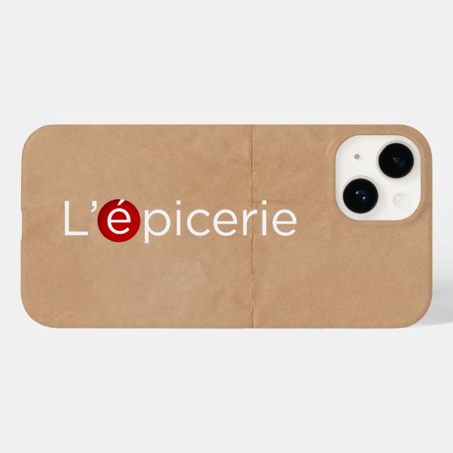 L'Épicerie Case-Mate iPhone Case (Back (Horizontal))