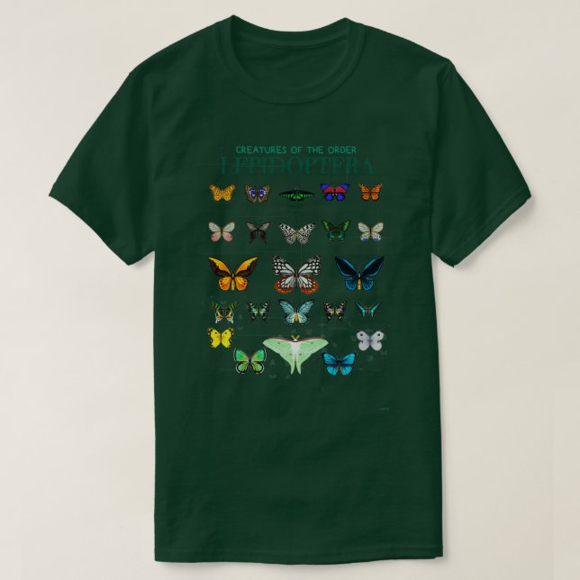Lepidoptera T-Shirt (Design Front)