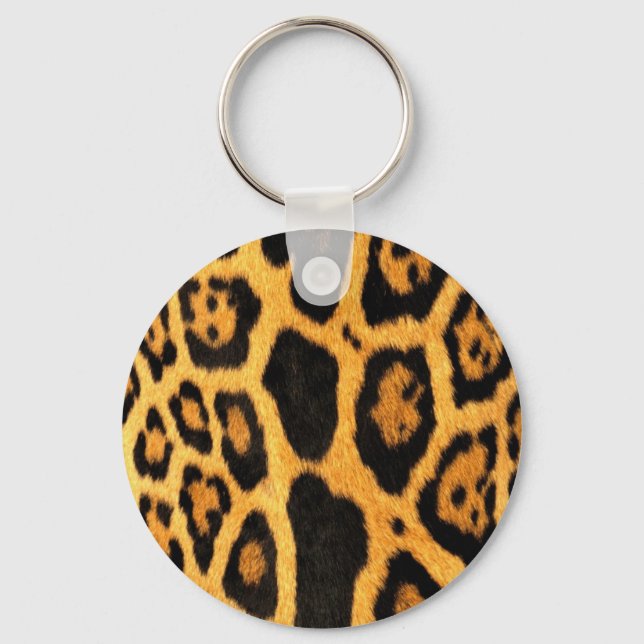 Lepoard Fur Pattern Keychain (Front)