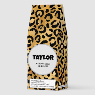 leprard Print Custom Roasted Coffee