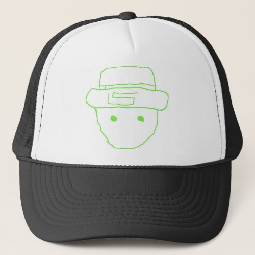 Leprechaun Amateur Sketch Trucker Hat
