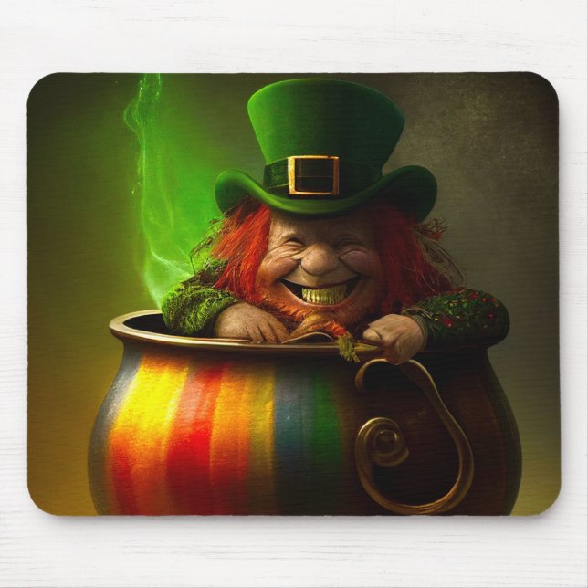 Leprechaun Art  Mouse Pad (Front)