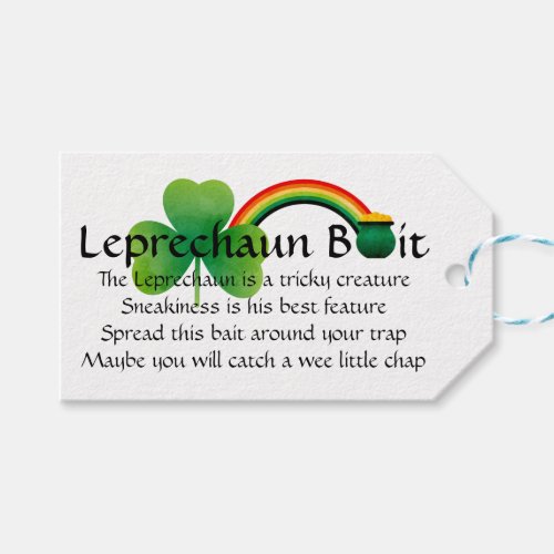 Leprechaun Bait Tag