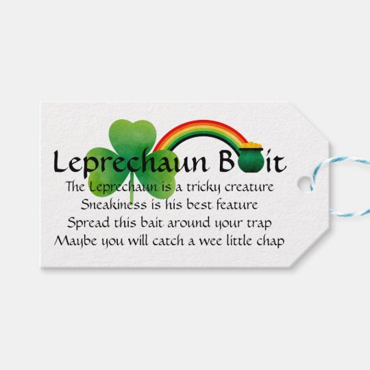 Personalized Leprechaun Bait Plate