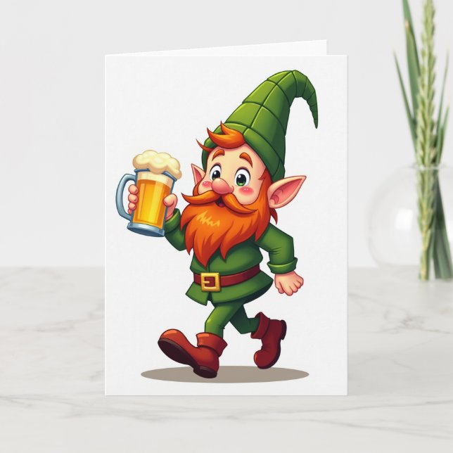 Leprechaun Beer Pattern Card (Front)