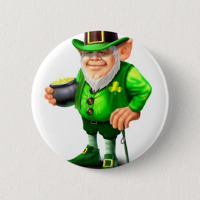 Leprechaun Button (Front)