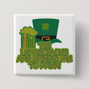 Leprechaun button