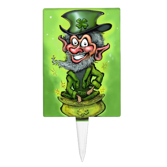 Leprechaun Cake Topper (Front)