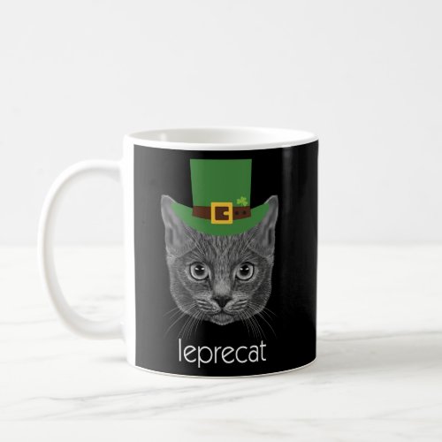Leprechaun Cat St Patricks Day Coffee Mug