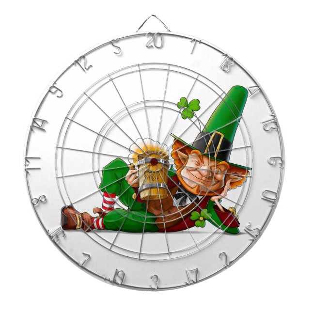 Leprechaun Cheer Dart Board (Front)