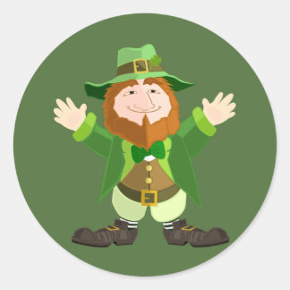 Leprechaun Stickers | Zazzle