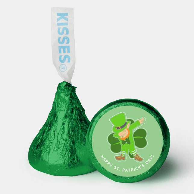 Leprechaun Dab Dance St Patricks Day Celebrations Hershey®'s Kisses® (Front)