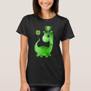 Leprechaun Dinosaur Shamrock C Saint Patricks Day  T-Shirt