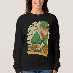 Leprechaun DJ St Patrick's Day Sweatshirt