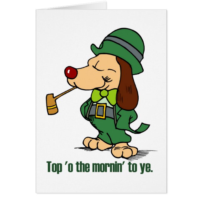 Leprechaun Dog Cards (Front)