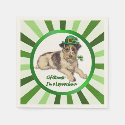 Leprechaun Dog Paper Napkins