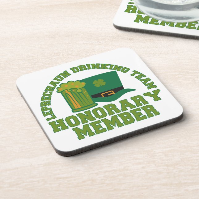 Leprechaun Drinking Team coasters (Left Side)
