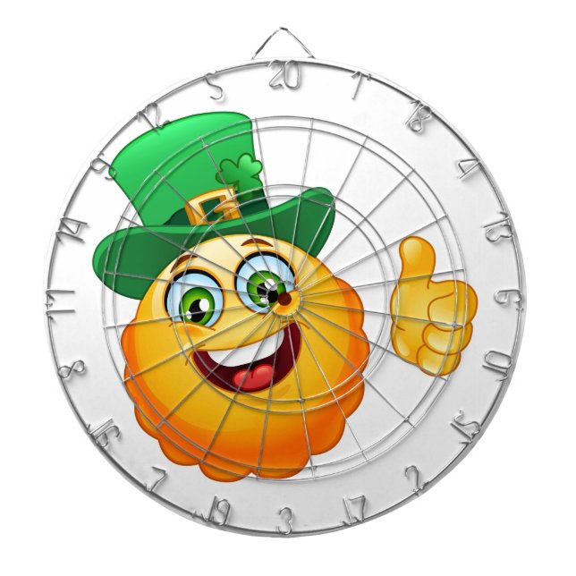 leprechaun emoji dart board (Front)