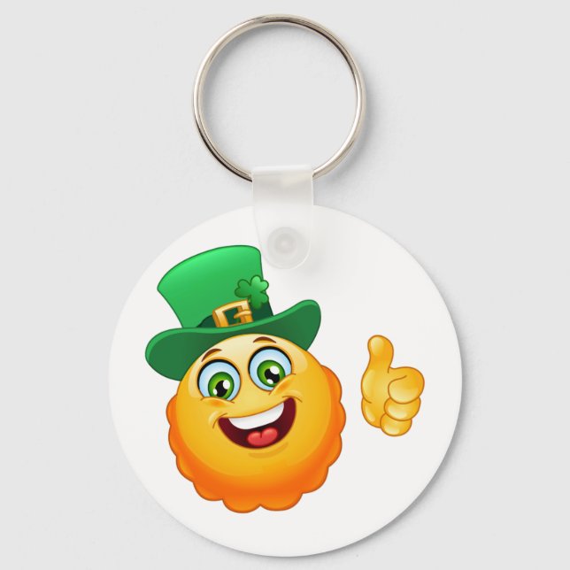 leprechaun emoji keychain (Front)