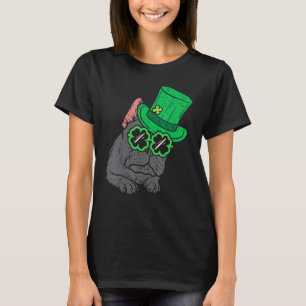 Leprechaun French Bulldog C St Patricks Day Dog T-Shirt