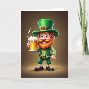 Leprechaun Fun Irish Card