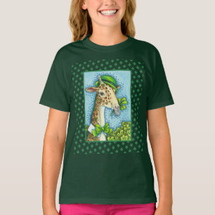 LEPRECHAUN GIRAFFE COLORFUL ST. PATRICK'S DAY CUTE T-Shirt