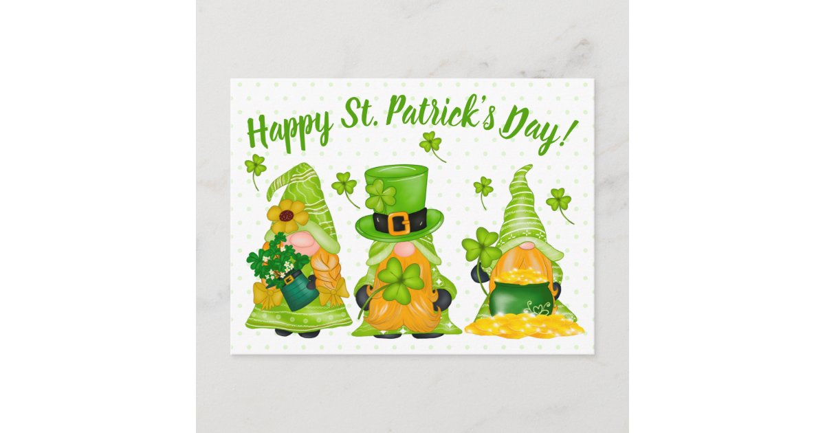 St. Patrick's Day Leprechaun Postcard