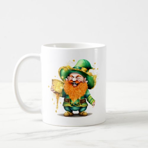 Leprechaun gnome gold mug lucky mystical elf