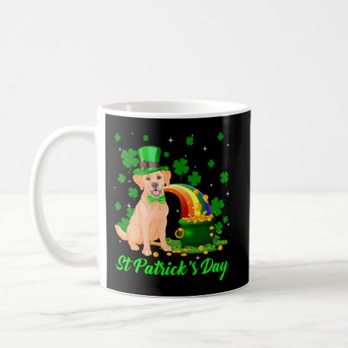 Leprechaun Golden Retriever Dog St PatrickS Day Coffee Mug