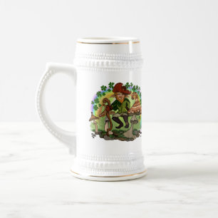 Leprechaun, "Good Luck be withYee!" Stien Beer Ste Stein