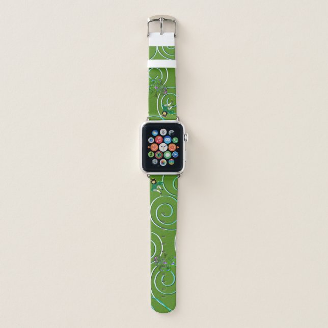 Leprechaun Green Apple Watch Band (Front)