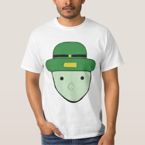 Leprechaun Green Colored Sketch Meme T_Shirt