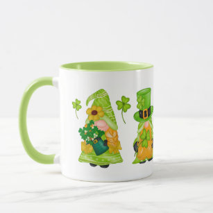 Leprechaun Green Gnome Shamrock St. Patrick's Day Mug