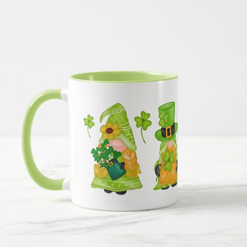 Leprechaun Green Gnome Shamrock St Patricks Day Mug