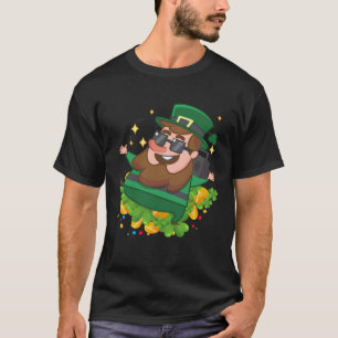 Leprechaun Griddy Dance St Patricks Day 2023 Girls T-Shirt