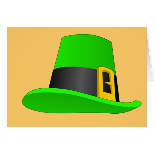 Leprechaun Hat With Buckle (Front Horizontal)