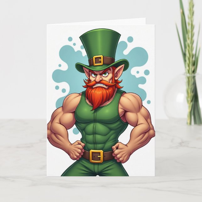 Leprechaun Hero Awesome Card (Front)