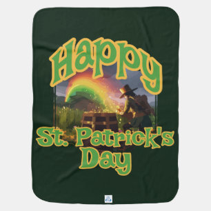 Leprechaun Hideaway Baby Blanket