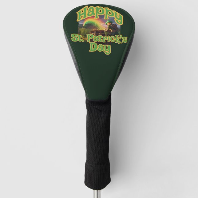 Leprechaun Hideaway Golf Head Cover (Front)