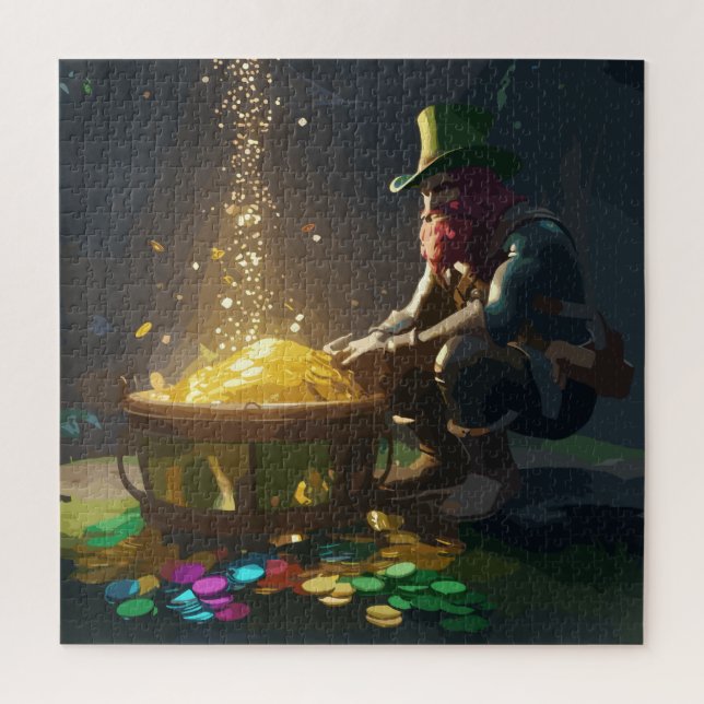 Leprechaun Hideaway Jigsaw Puzzle (Vertical)