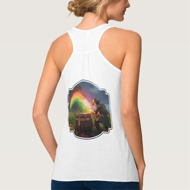 Leprechaun Hideaway Tank Top (Back)