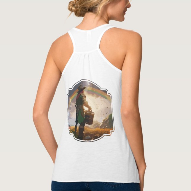 Leprechaun Hideaway Tank Top (Back)