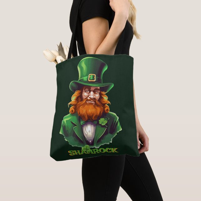 Leprechaun Hideaway Tote Bag (Close Up)