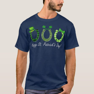 Leprechaun Horse Riding Animal Lover Farmer St Pat T-Shirt