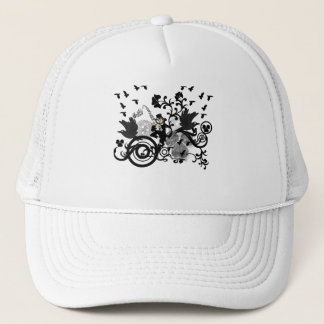 Leprechaun in Black Trucker Hat