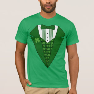 Green tuxedo shop t shirt