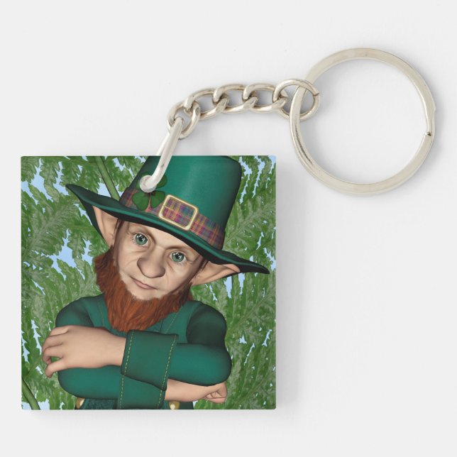 Leprechaun Keychain (Back)