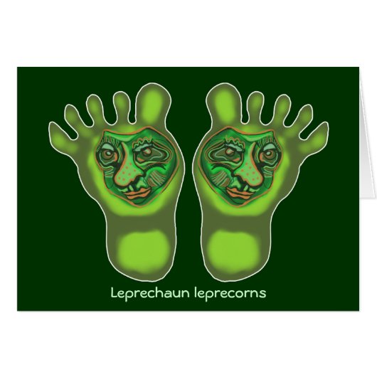 Leprechaun leprecorns cards (Front Horizontal)